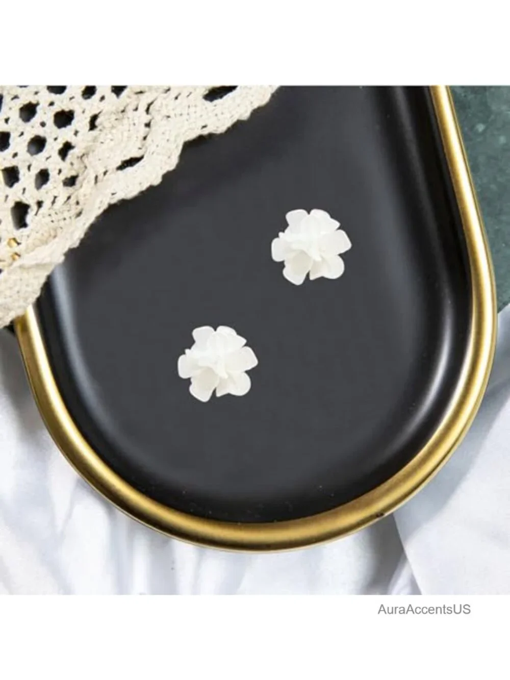 Flower Cluster Earrings for Women Boho Statement Floral Dangle